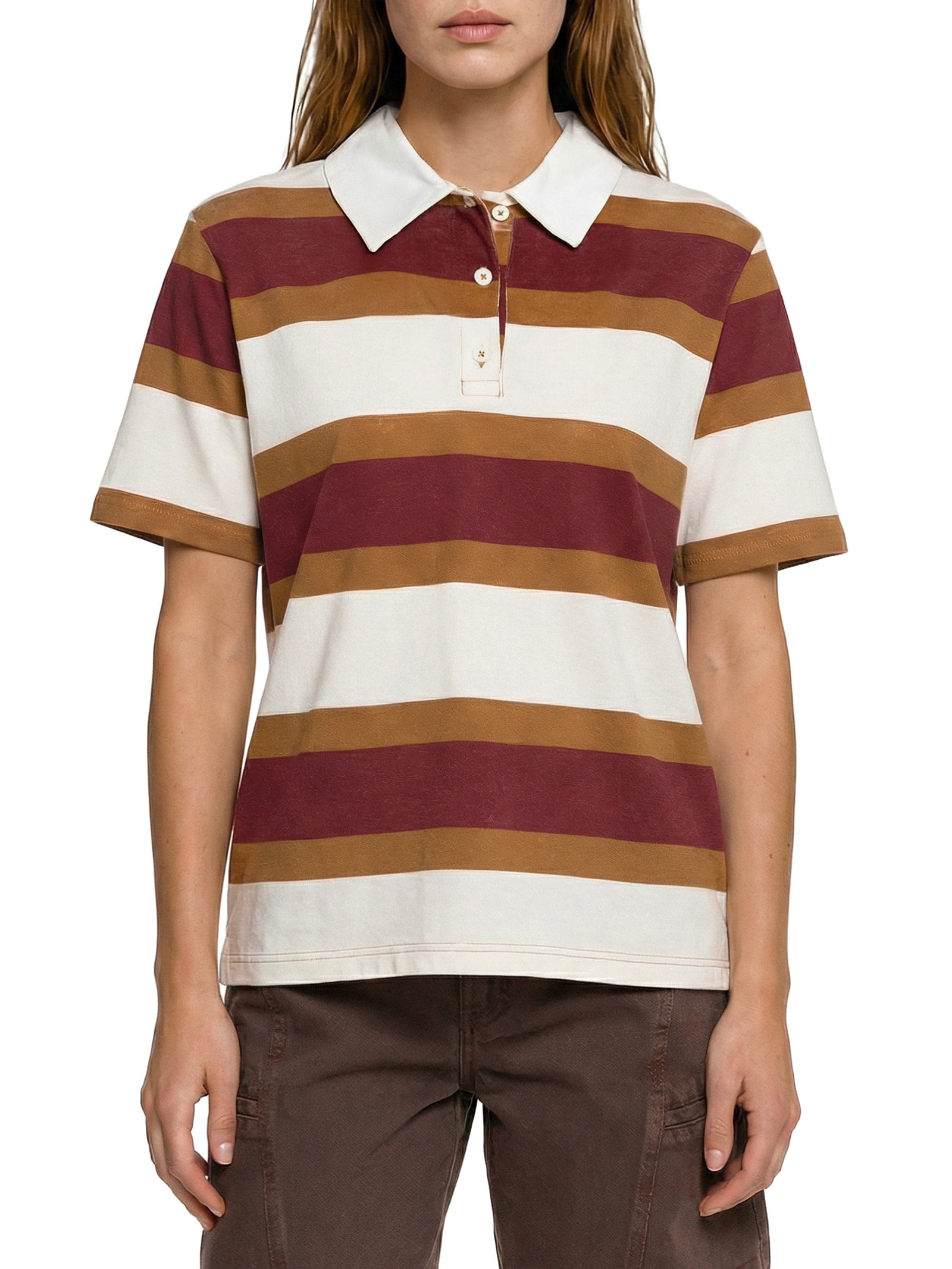 Camisa Feminina Polo Vermelho Hering