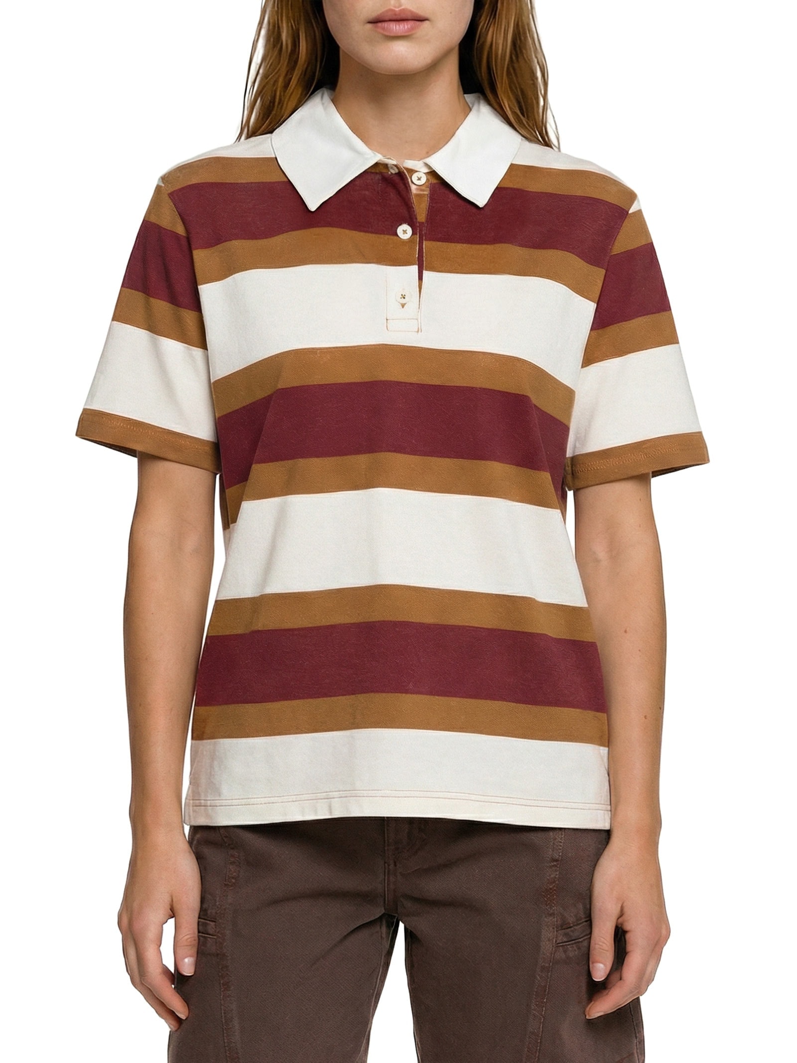 Camisa Feminina Polo Vermelho Hering