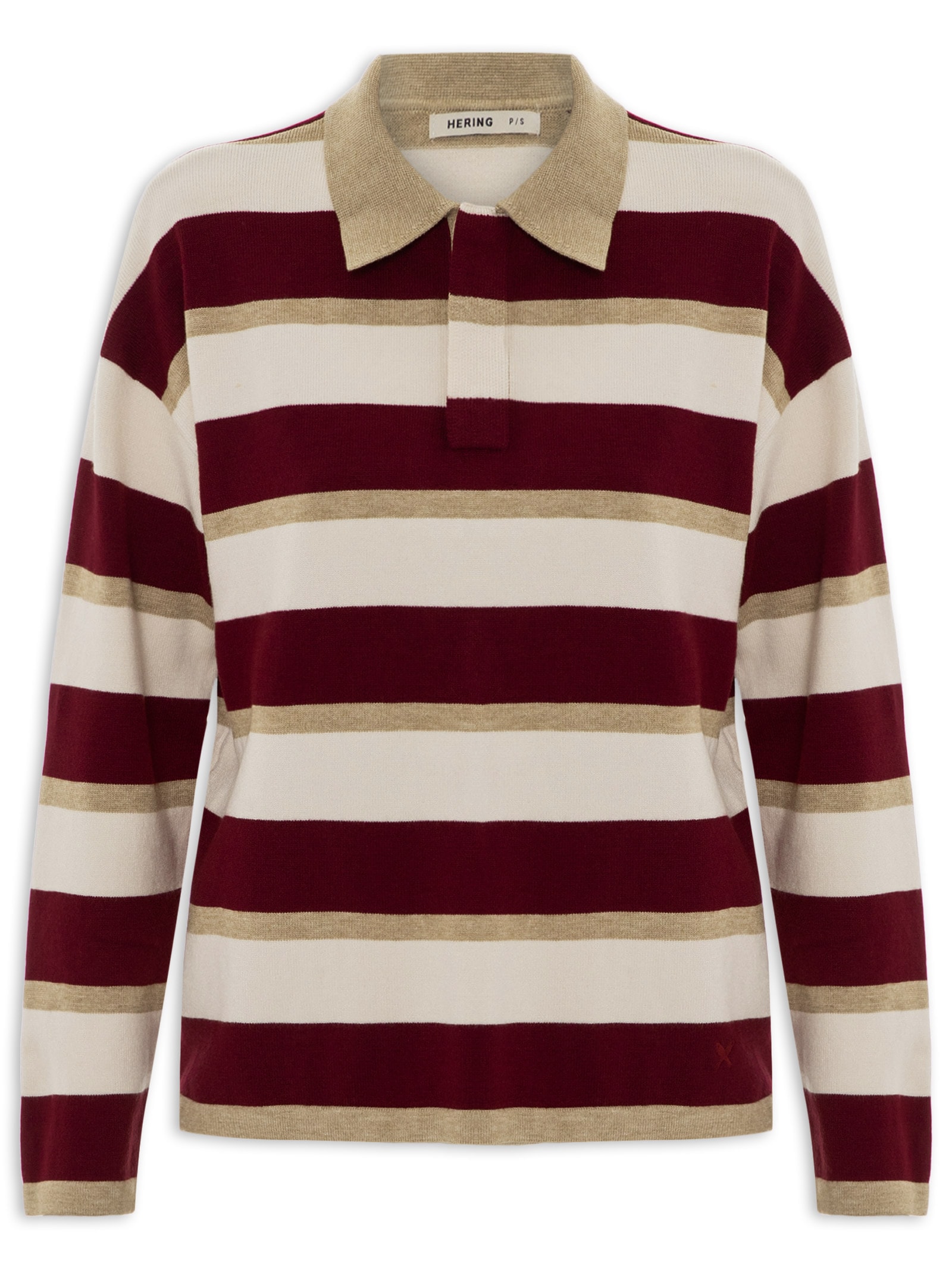 Camisa Feminina Polo Vermelho Hering