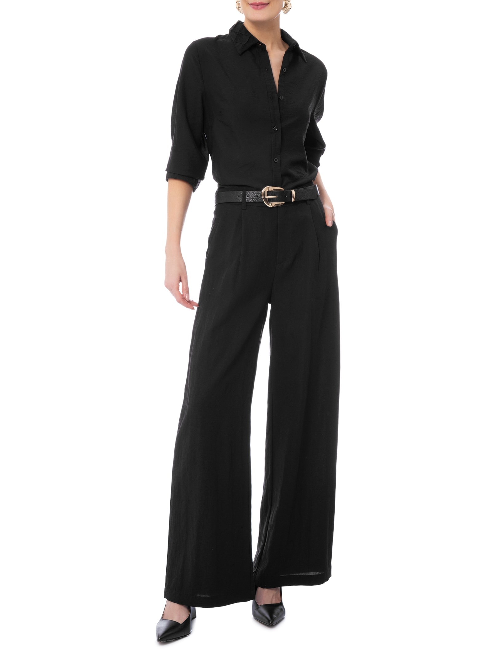 Camisa Feminina Preto '2Essential