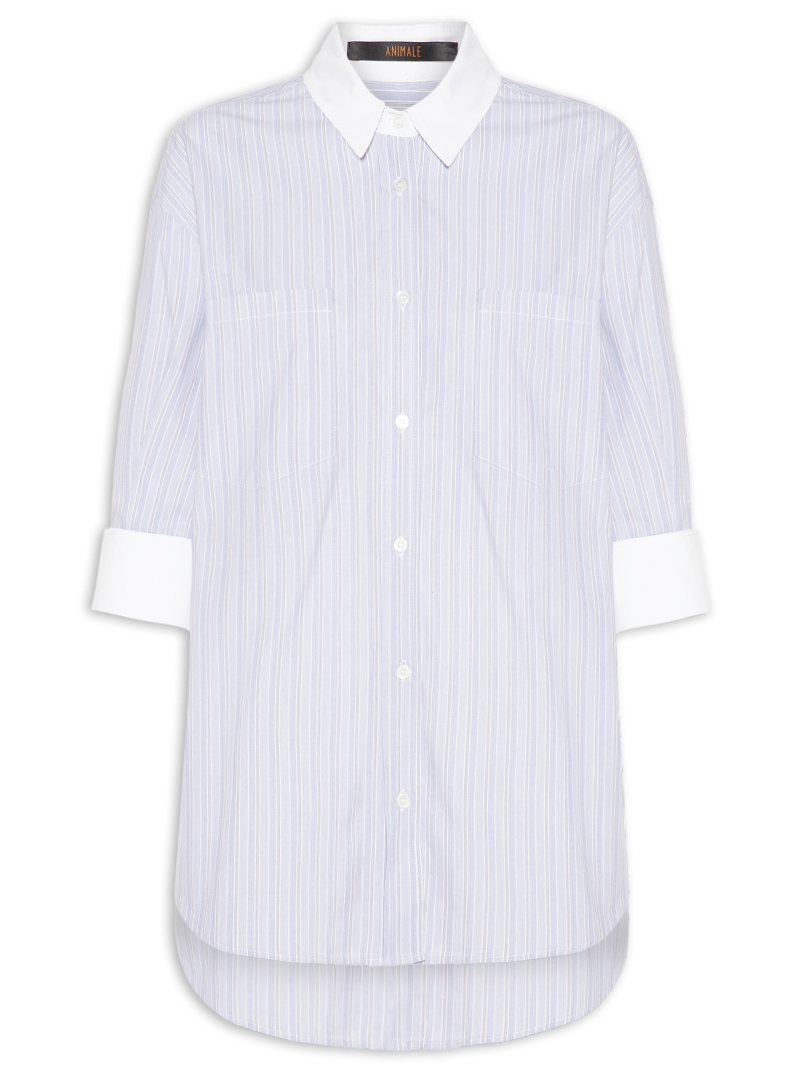 Camisa Feminina Punho Azul Animale