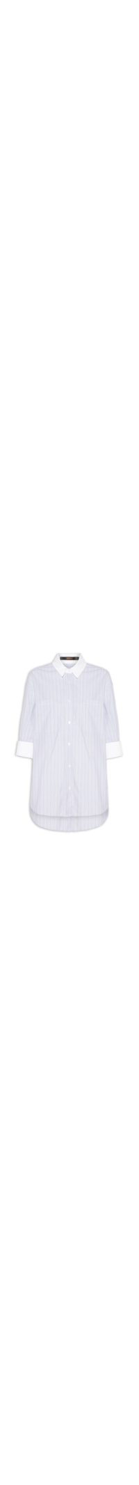Camisa Feminina Punho - Azul