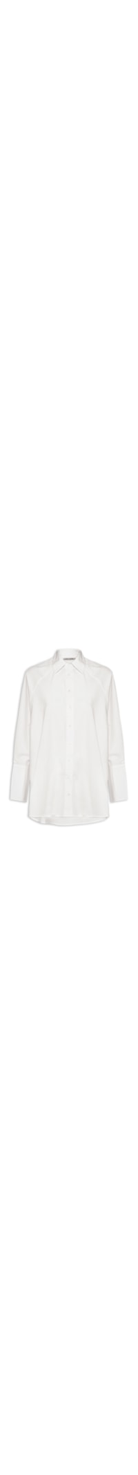 Camisa Feminina Raglan Punho Largo - Off White