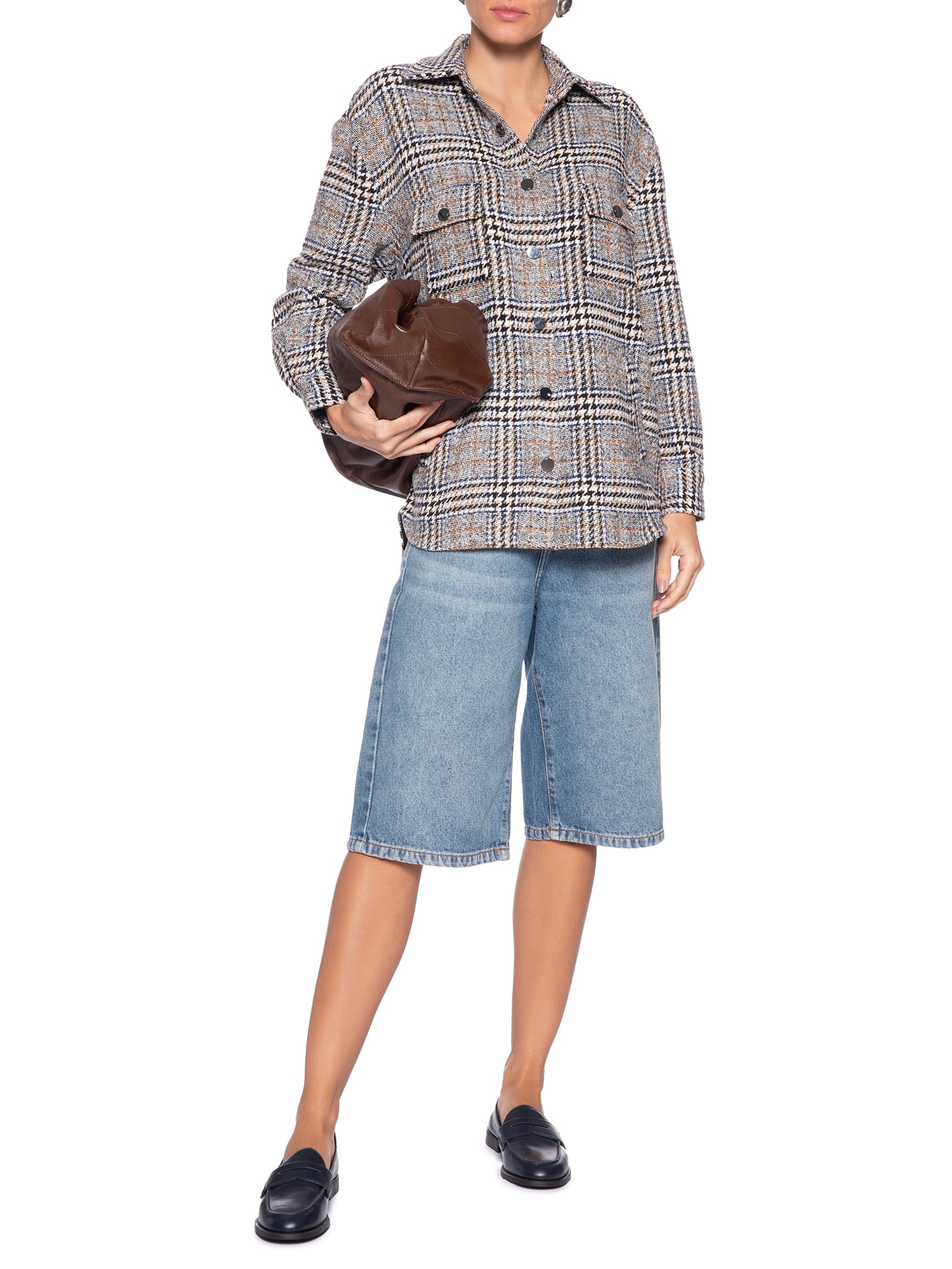 Camisa Feminina Rihanna Cinza Le Lis