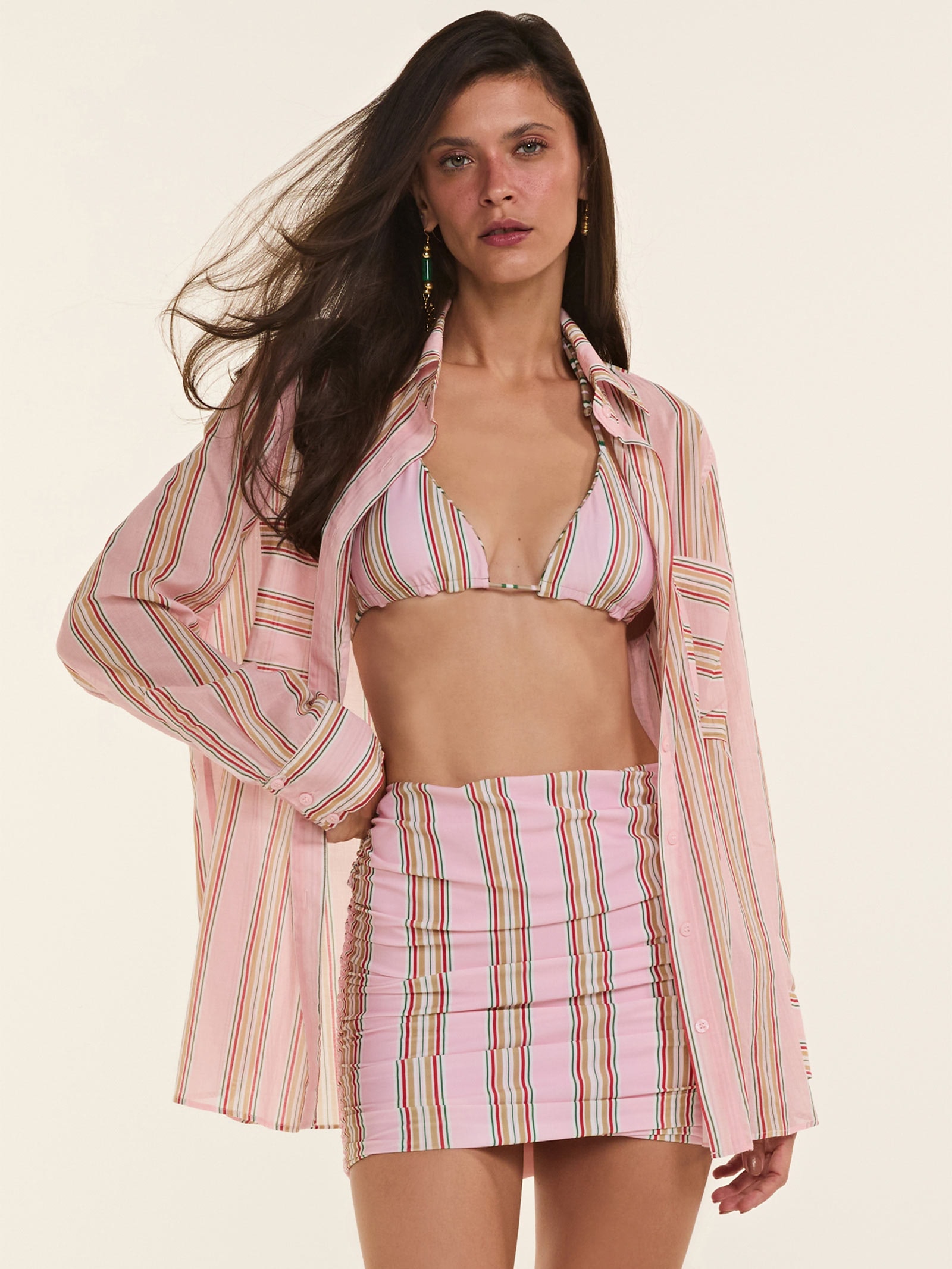 Camisa Feminina Rita Rosa Triya