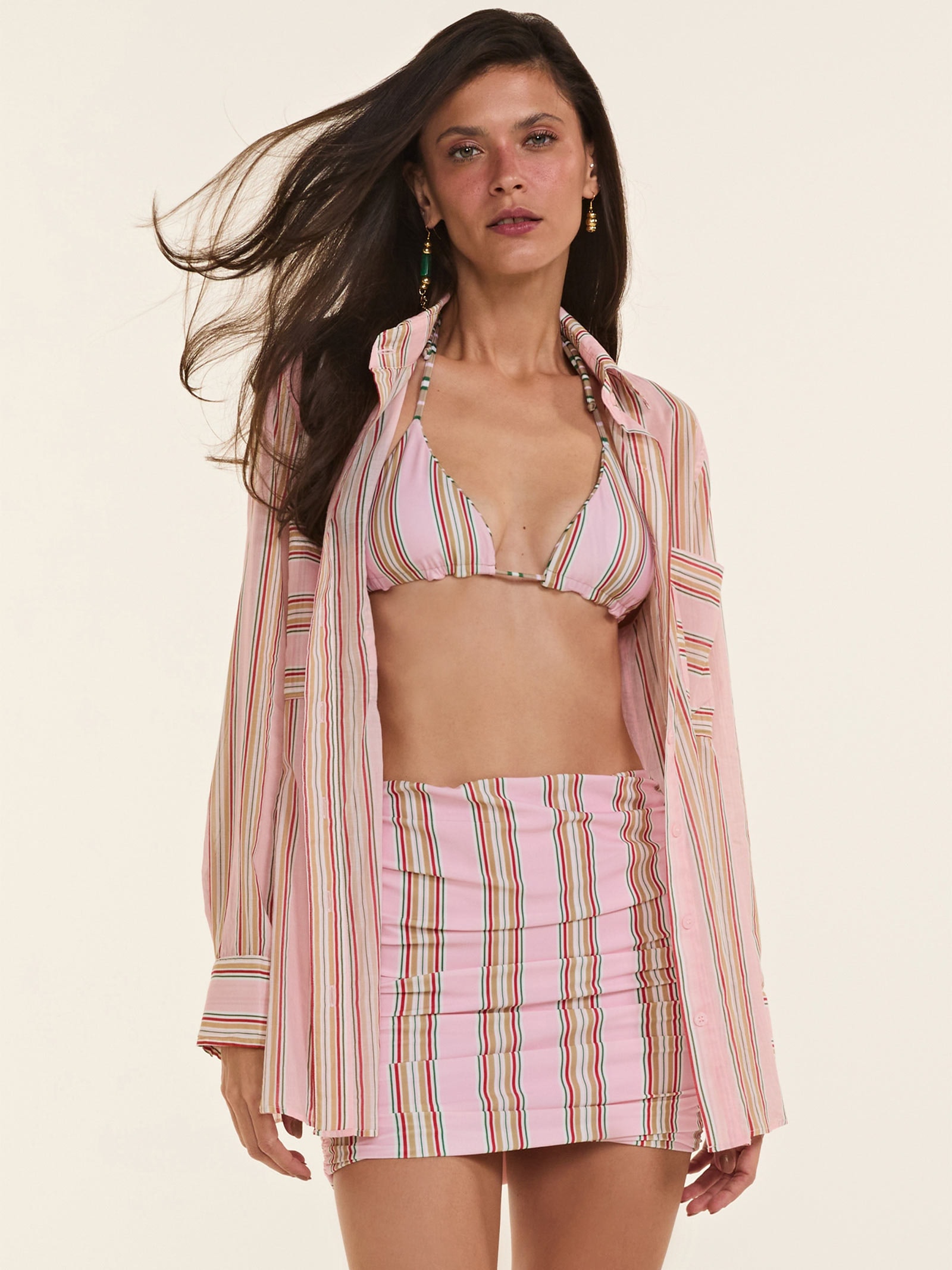 Camisa Feminina Rita Rosa Triya