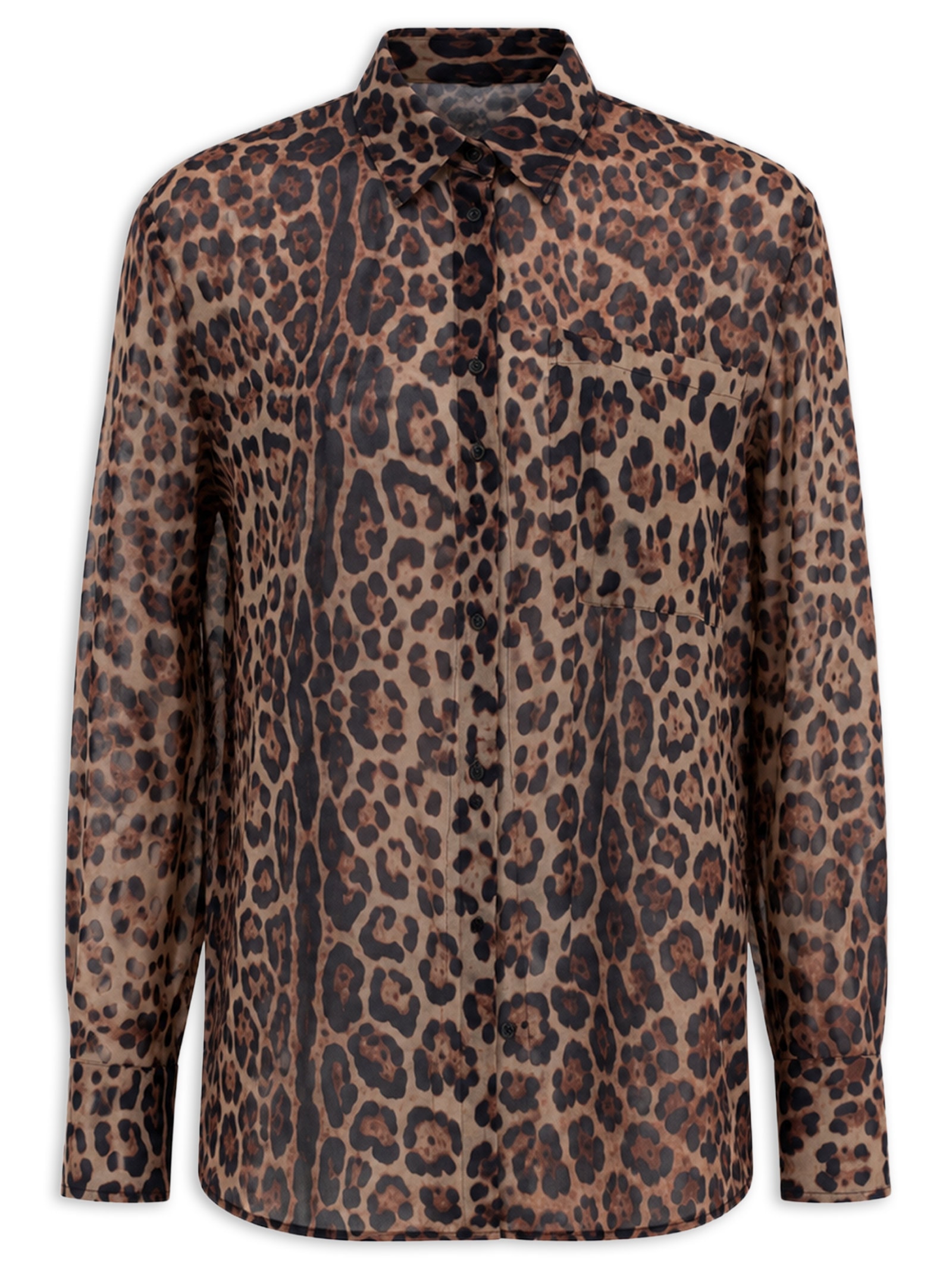 Camisa Feminina Sabrina Animal Print Triya