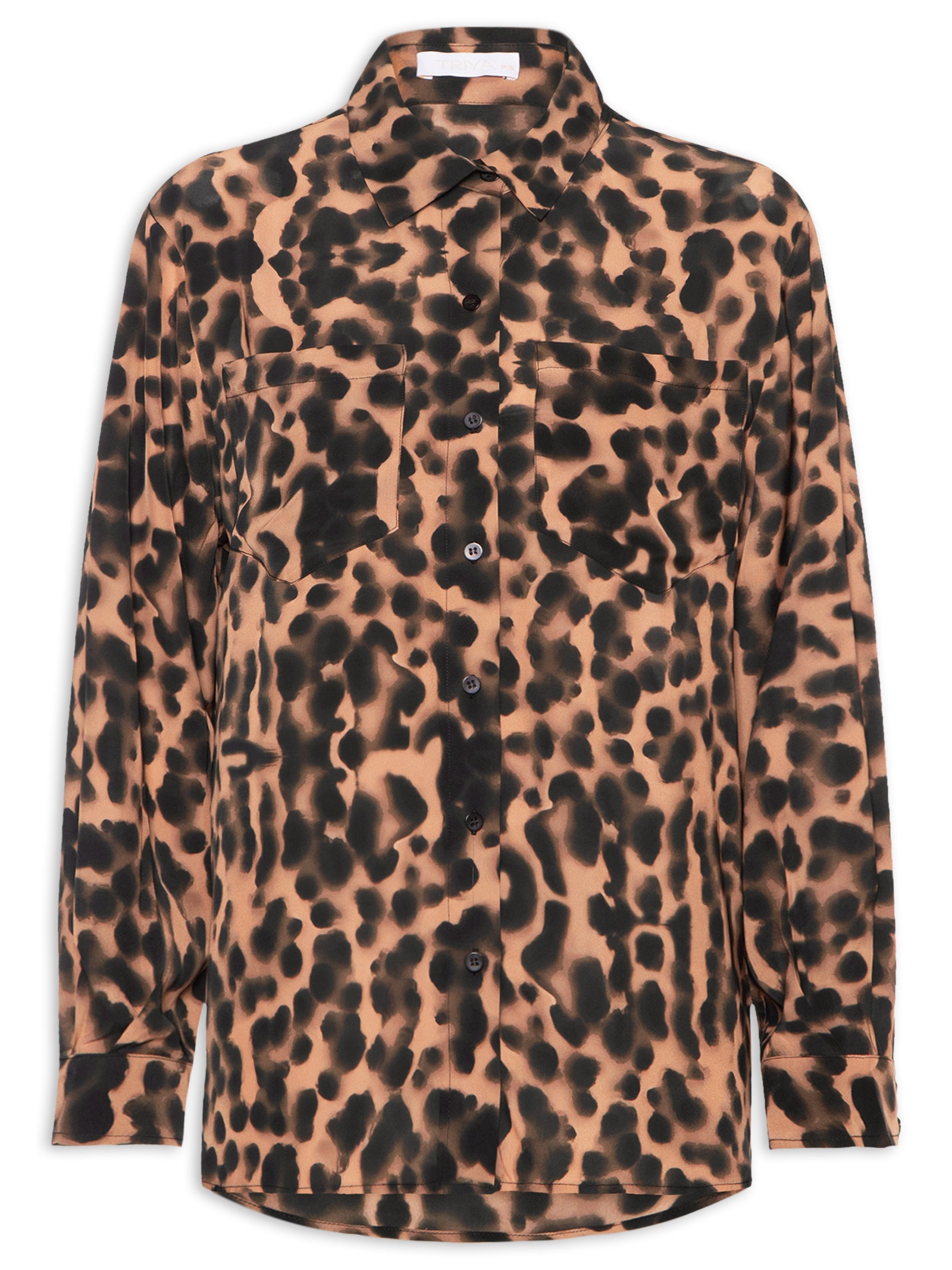Camisa Feminina Safari Animal Print Triya
