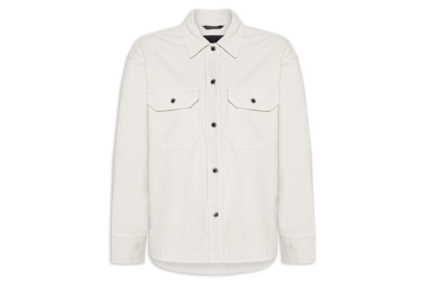 Camisa Feminina Sarja Basic Veludo - Cinza