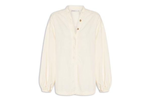 Camisa Feminina Sarja Cânhamo – Amarelo