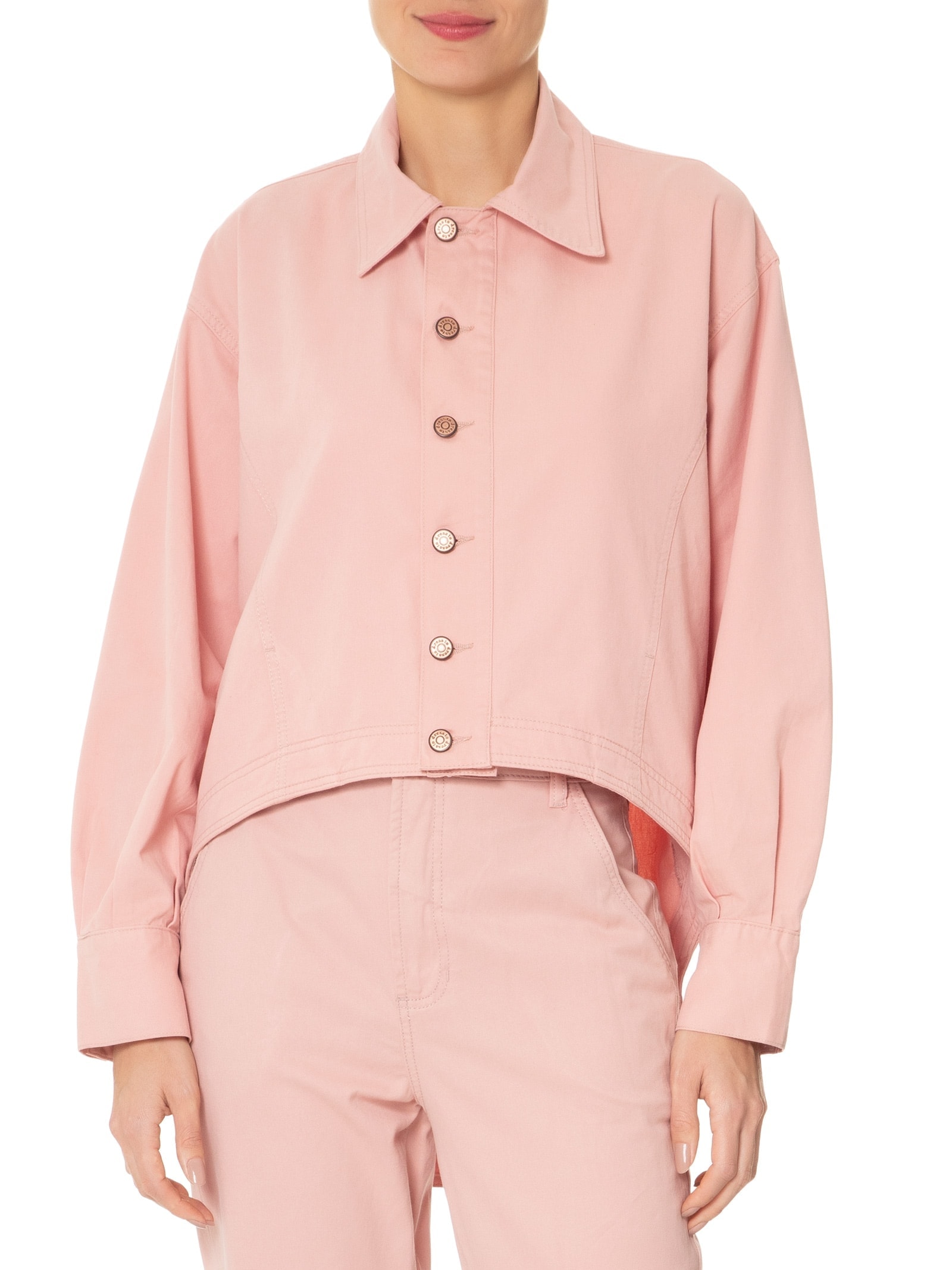 Camisa Feminina Sarja Color Rosa Dress To