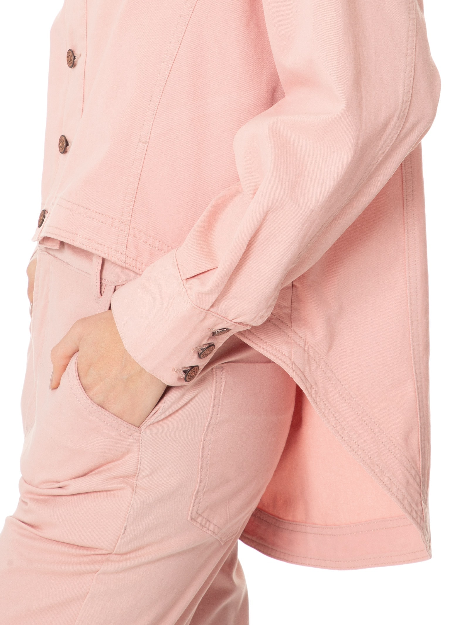Camisa Feminina Sarja Color Rosa Dress To