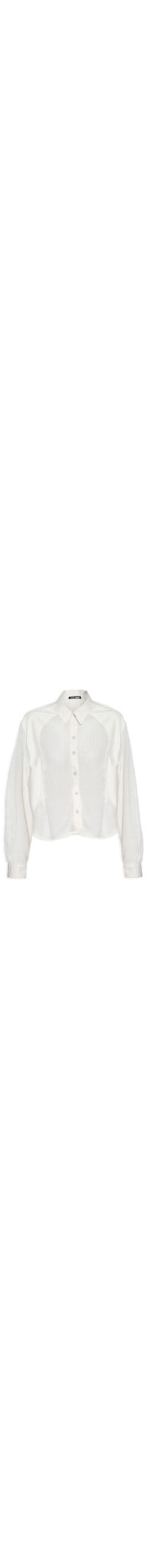Camisa Feminina Sarja Mix Maquinetado - Off White