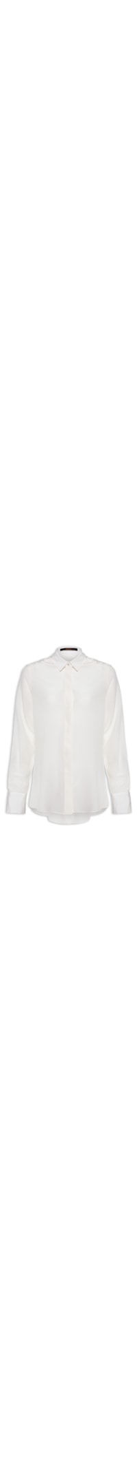 Camisa Feminina Seda Básica - Off White
