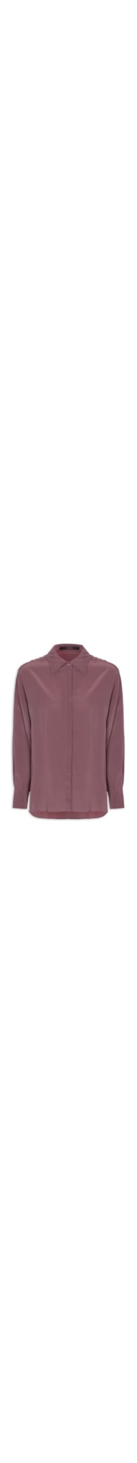 Camisa Feminina Seda Taupe - Rosa