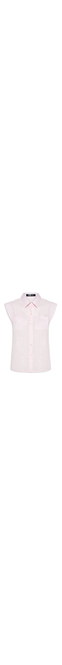Camisa Feminina Sem Manga - Rosa