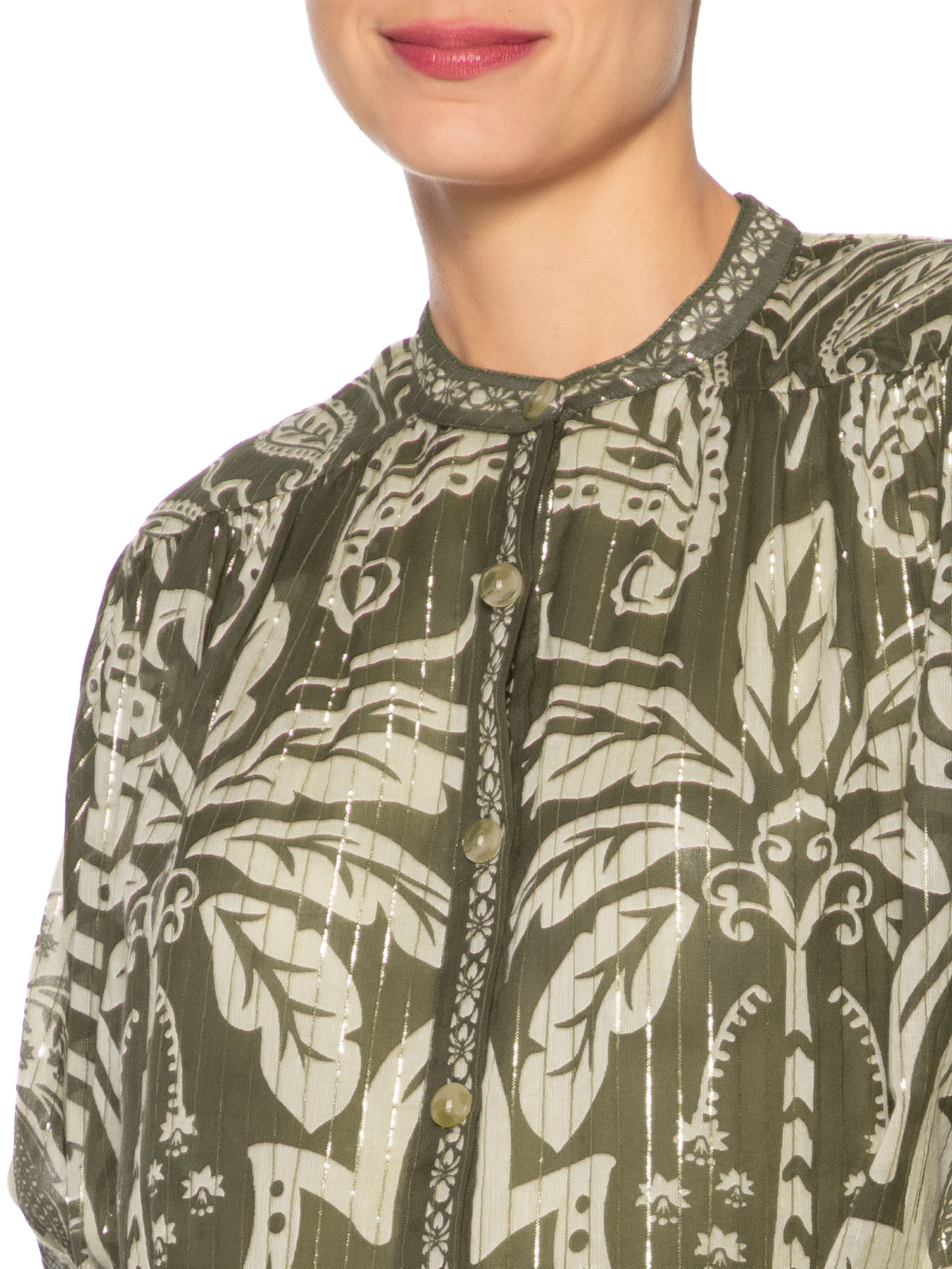 Camisa Feminina Serra Tropical Verde Farm