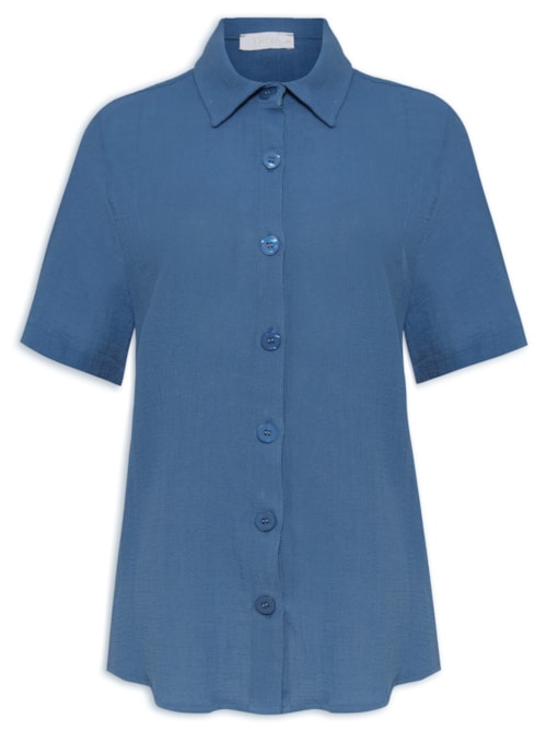 Camisa Feminina Sleep – Azul