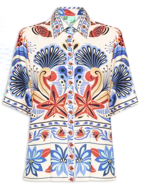 Camisa Feminina Sonho De Mar – Azul