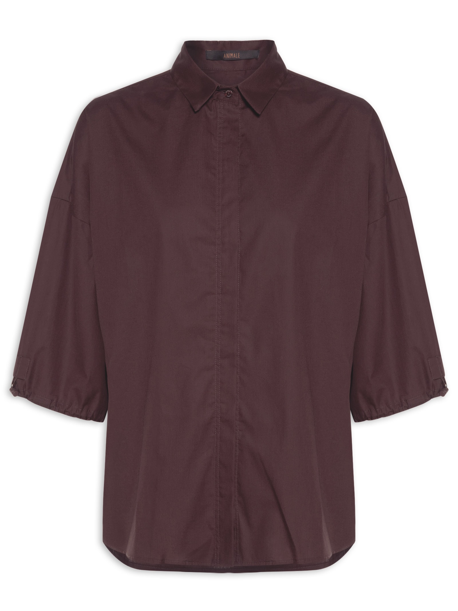 Camisa Feminina Stoppers Boho Marrom Animale