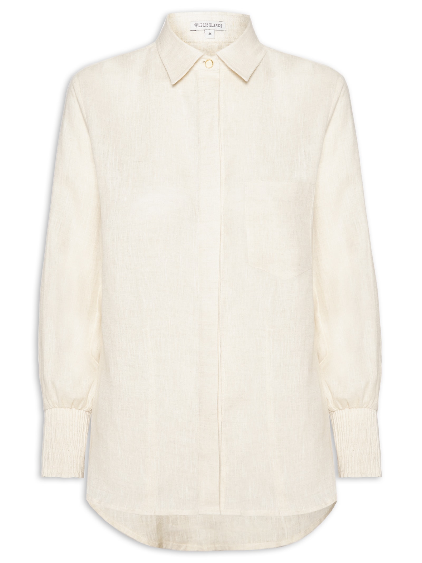 Camisa Feminina Suzana Bege Le Lis