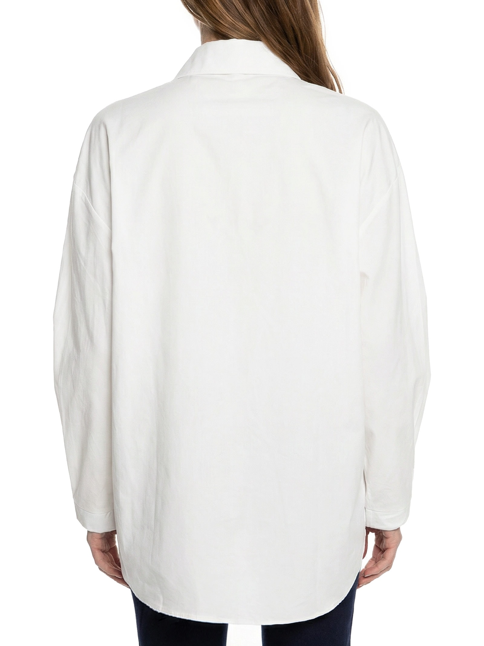 Camisa Feminina Tecido Tricoline Branco Lez A Lez