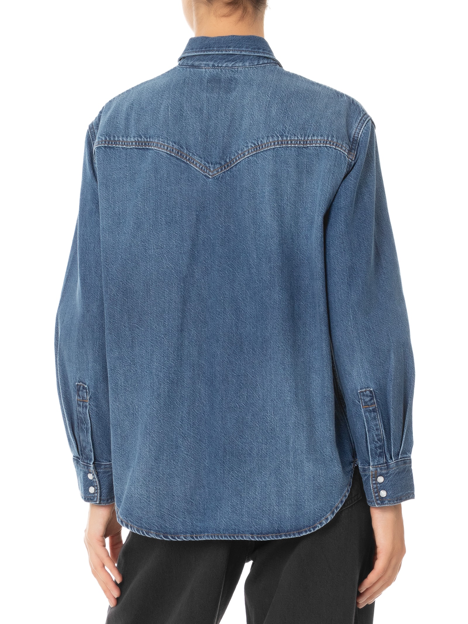 Levi's - Camisa Feminina Teodora Western - Azul