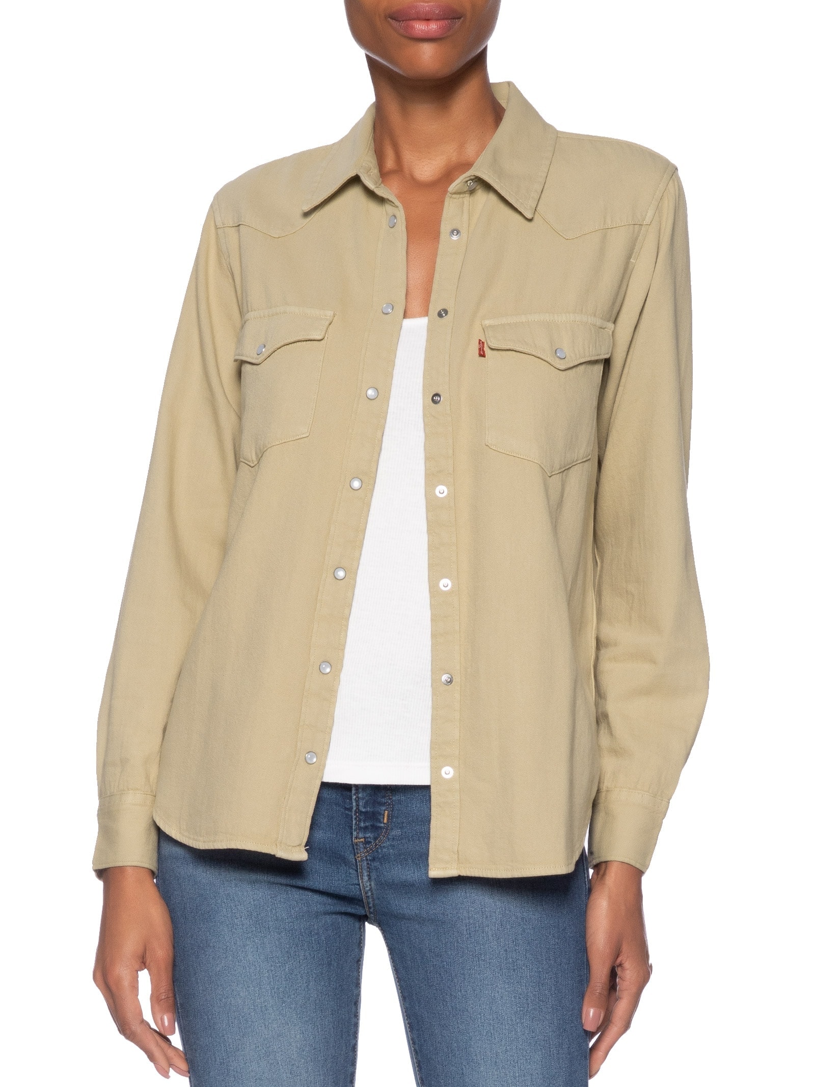 Camisa Feminina The Ultimate Western Bege Levi's