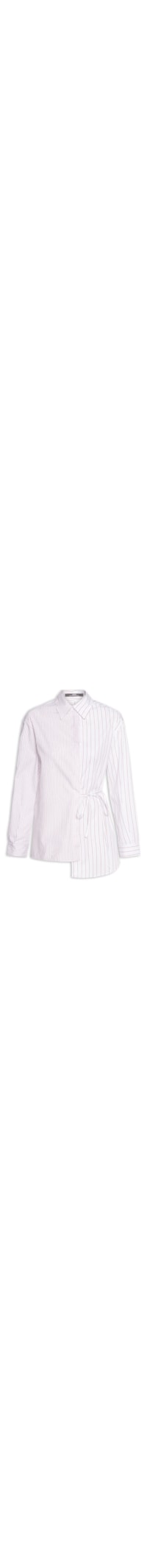 Camisa Feminina Tricoline Amarração - Branco