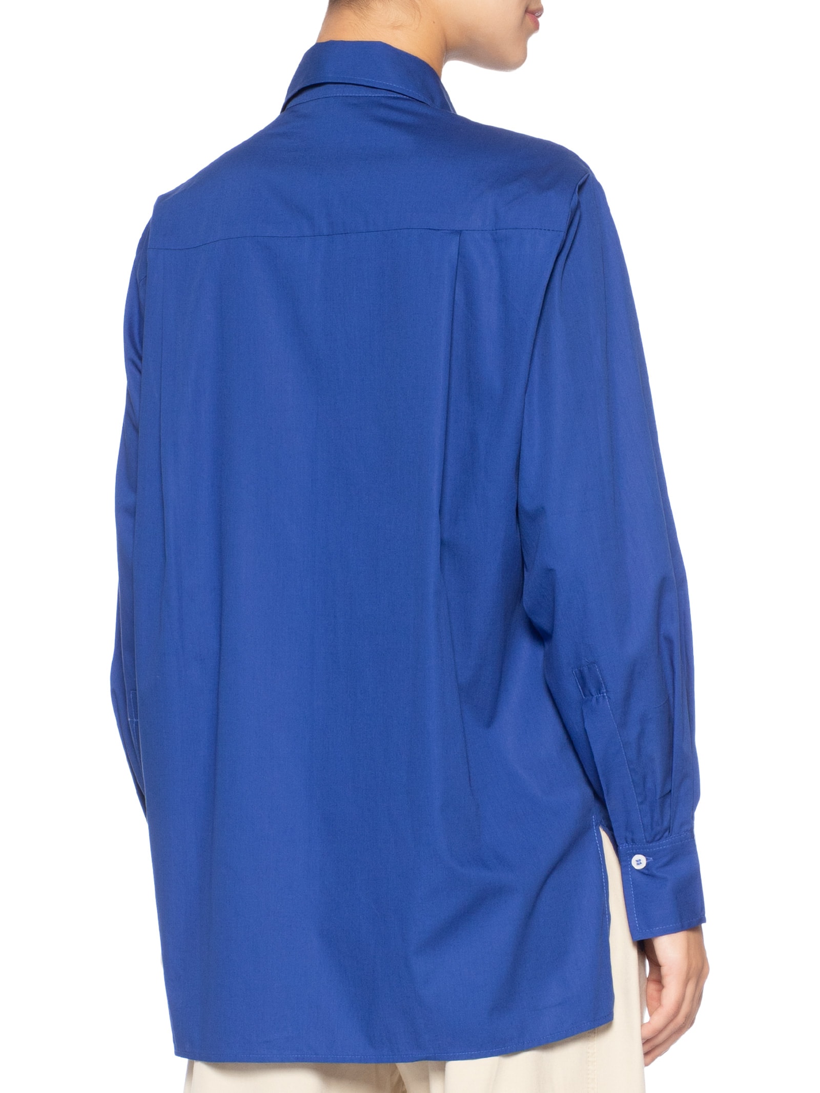 Camisa Feminina Tricoline Essential Azul Animale