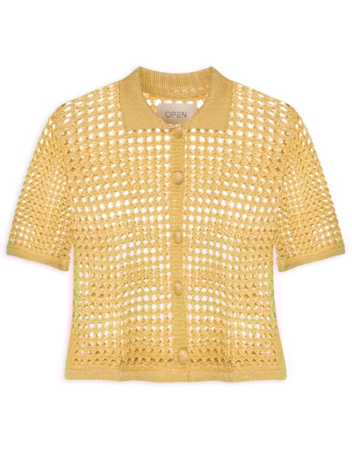 Camisa Feminina Tricot – Bege