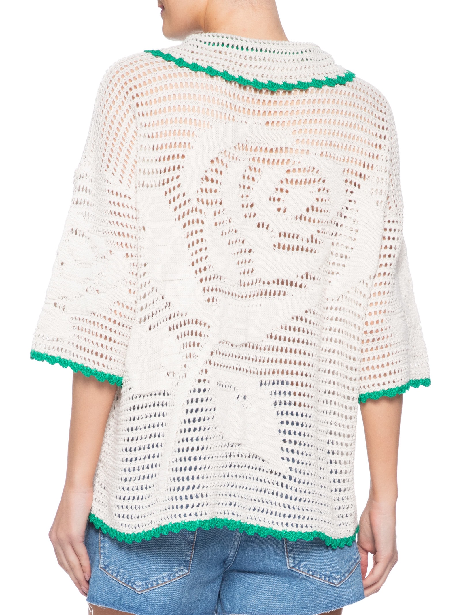 Camisa Feminina Tricot Feira de Legumes – Branco Farm