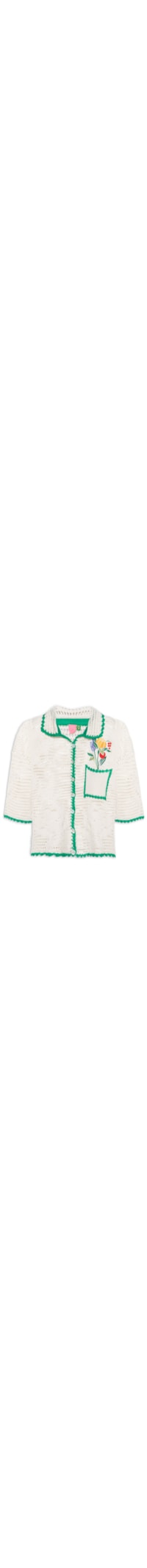 Camisa Feminina Tricot Feira de Legumes – Branco