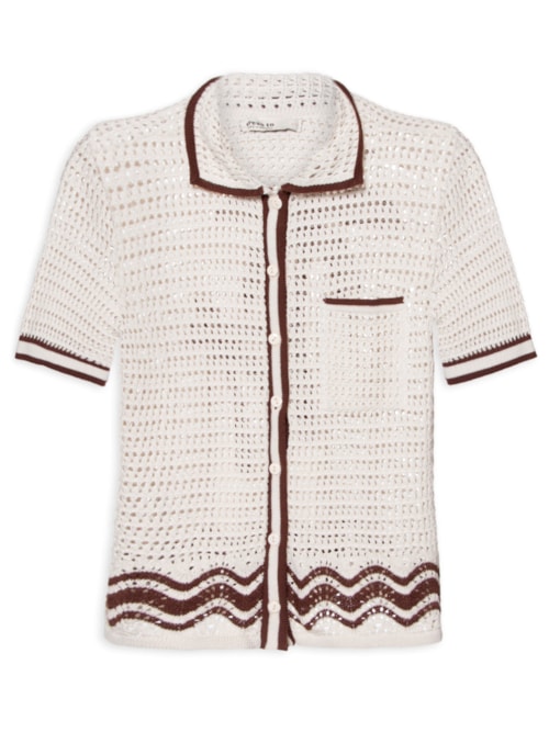 Camisa Feminina Tricot Orla – Off White