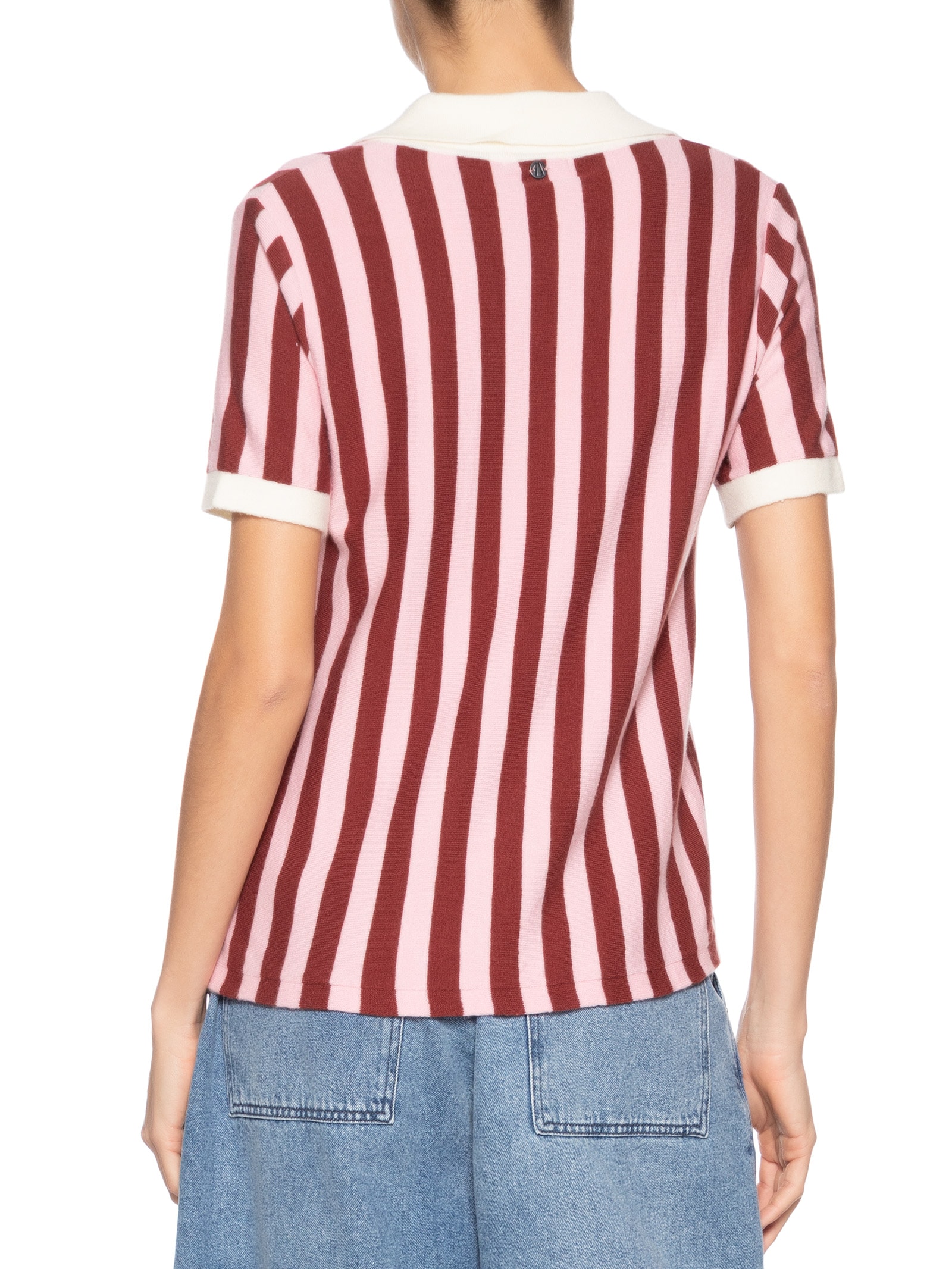  Camisa Feminina Tricot Patch Rosa Animale Jeans