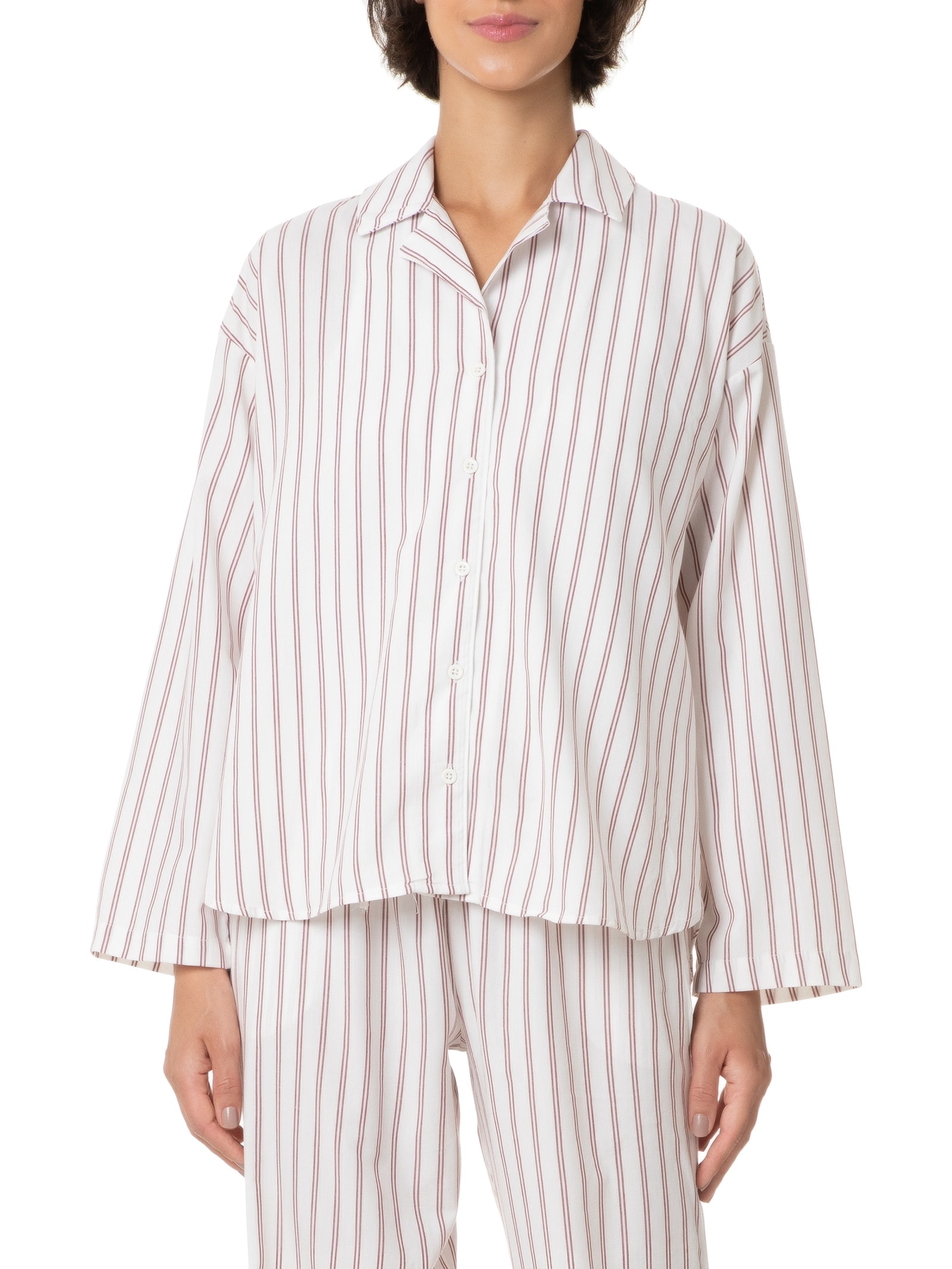 Camisa Feminina Vermelho Hering Intimates