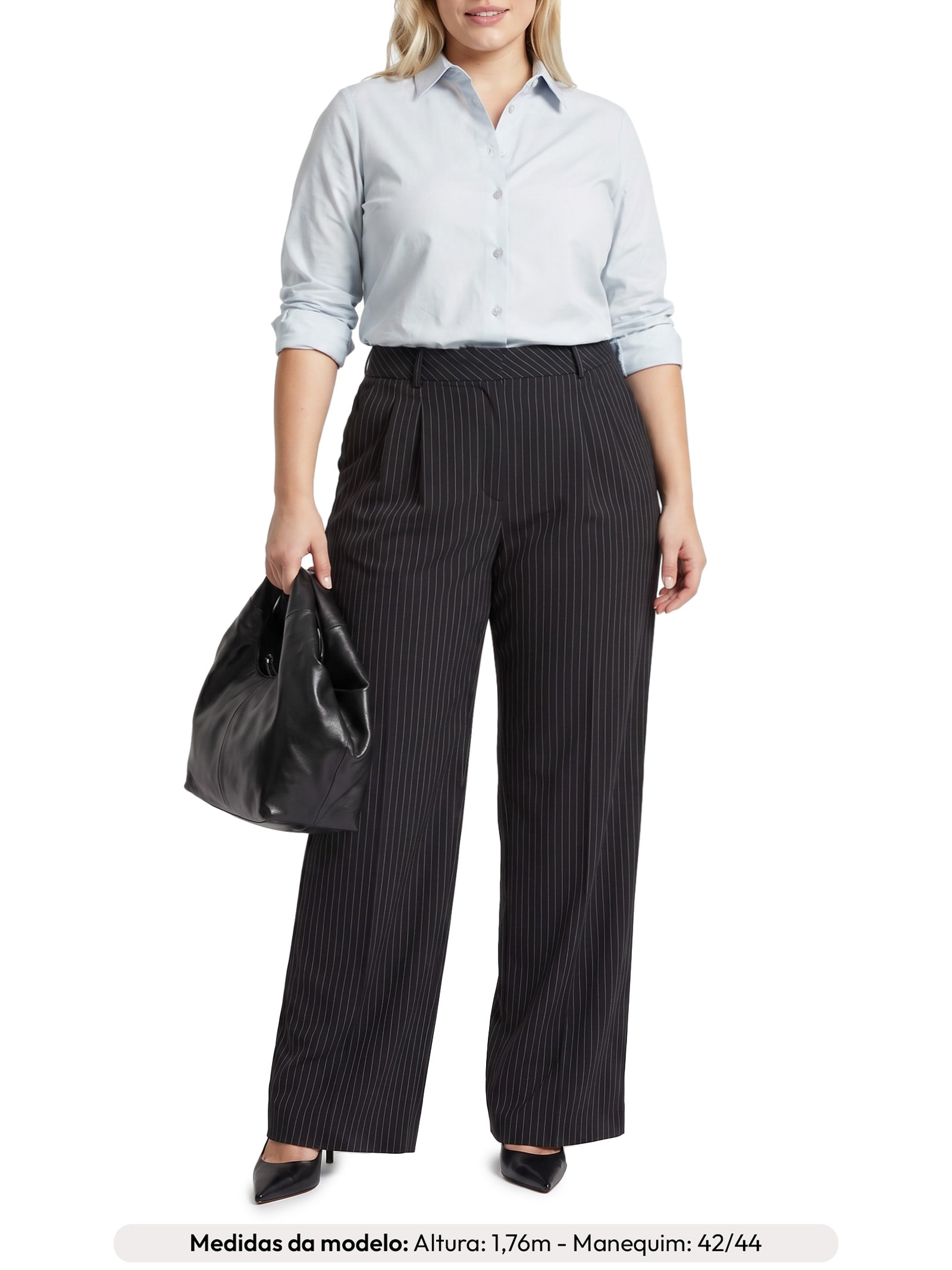 Camisa Feminina Veronica Azul Le Lis