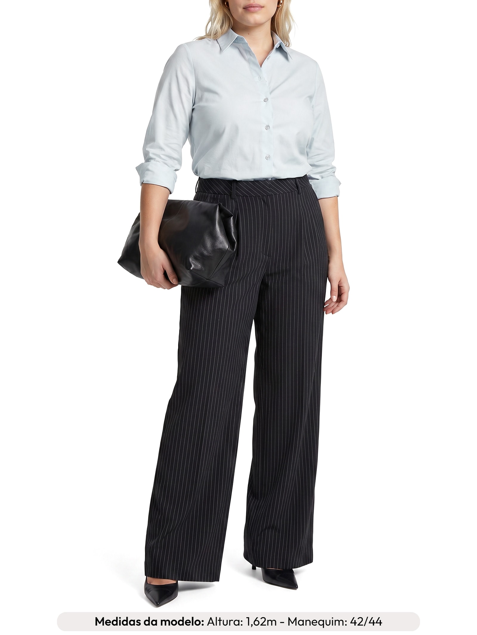 Camisa Feminina Veronica Azul Le Lis