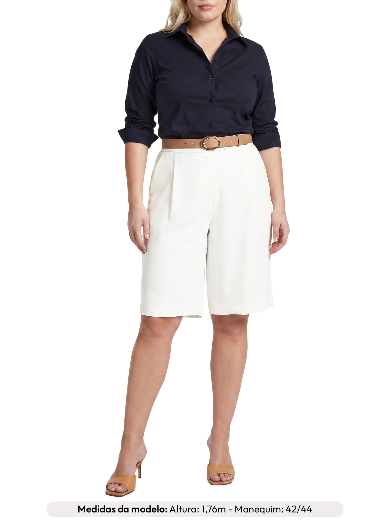 Camisa Feminina Verônica Azul Le Lis