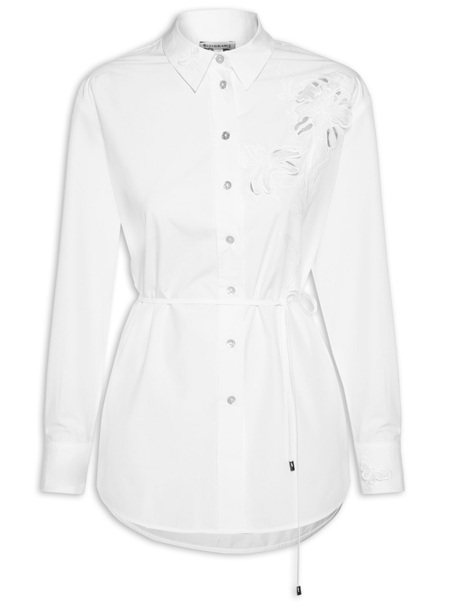 Camisa Feminina Vivian II Branco Le Lis