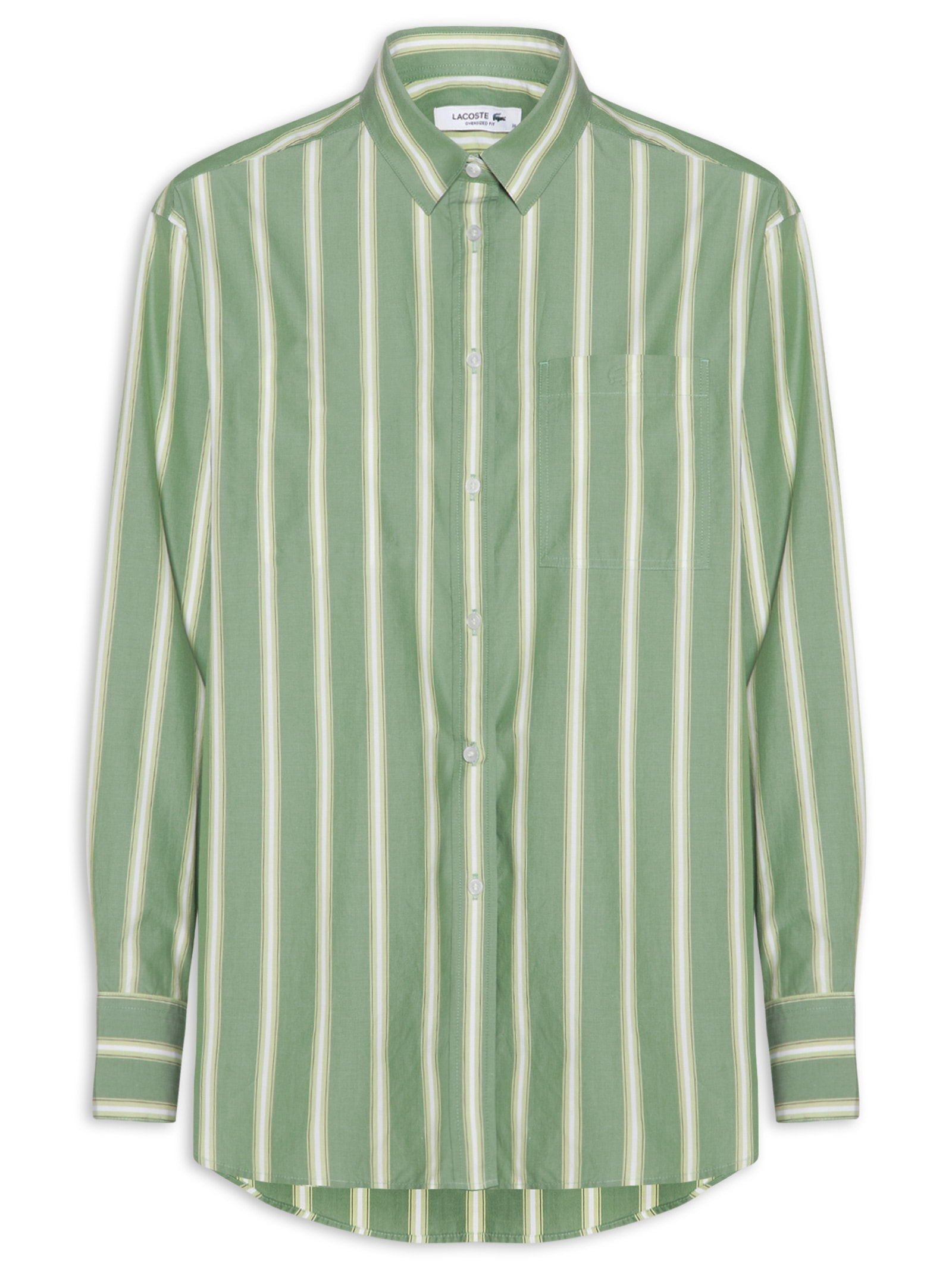 Camisa Feminina Woven Verde Lacoste