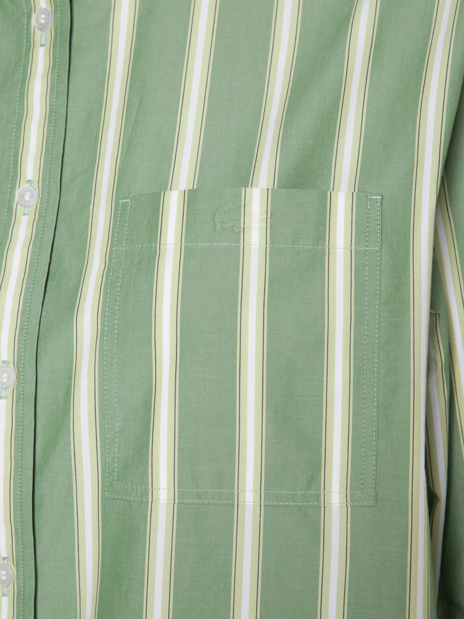 Camisa Feminina Woven Verde Lacoste