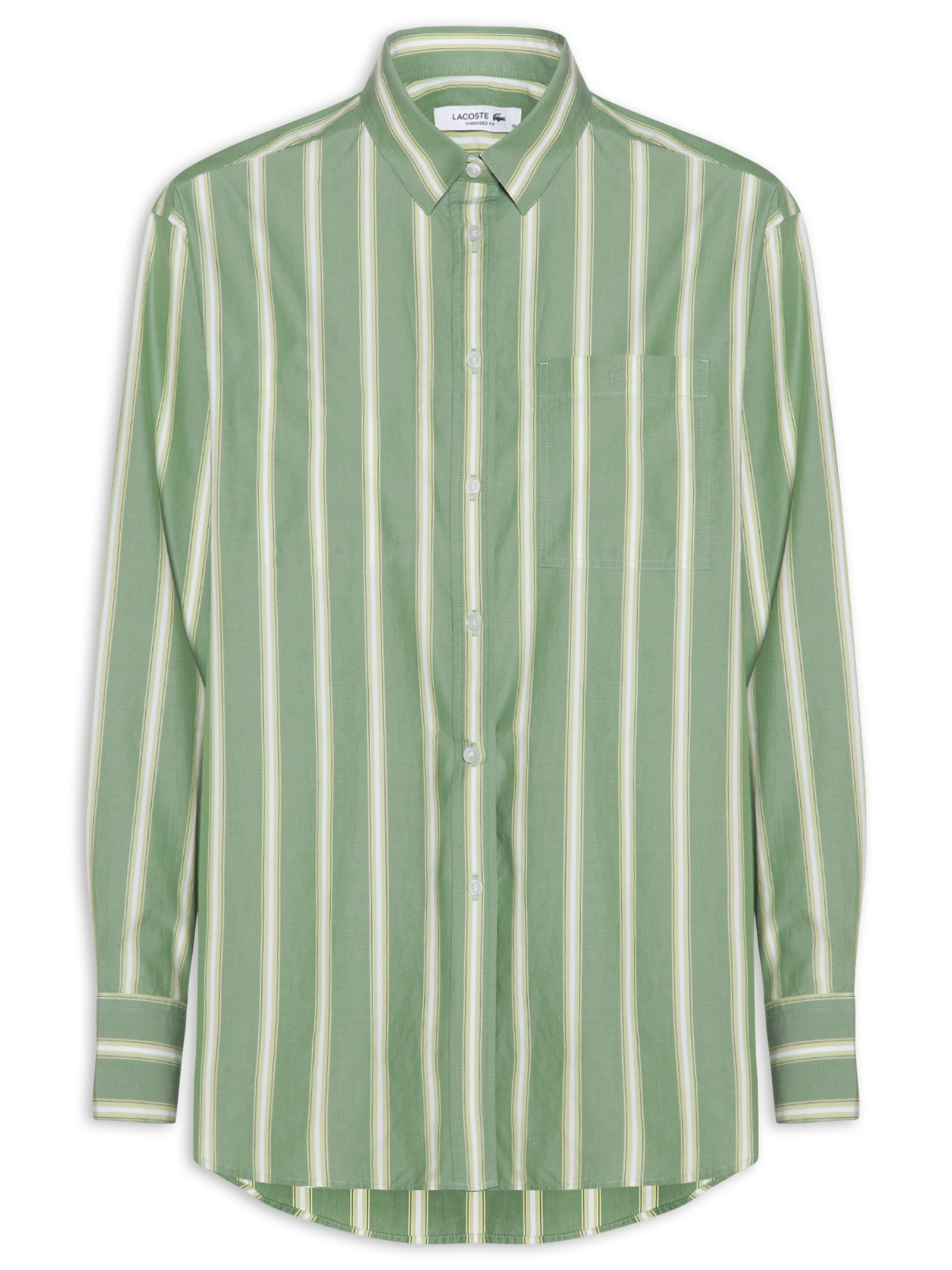 Camisa Feminina Woven Verde Lacoste