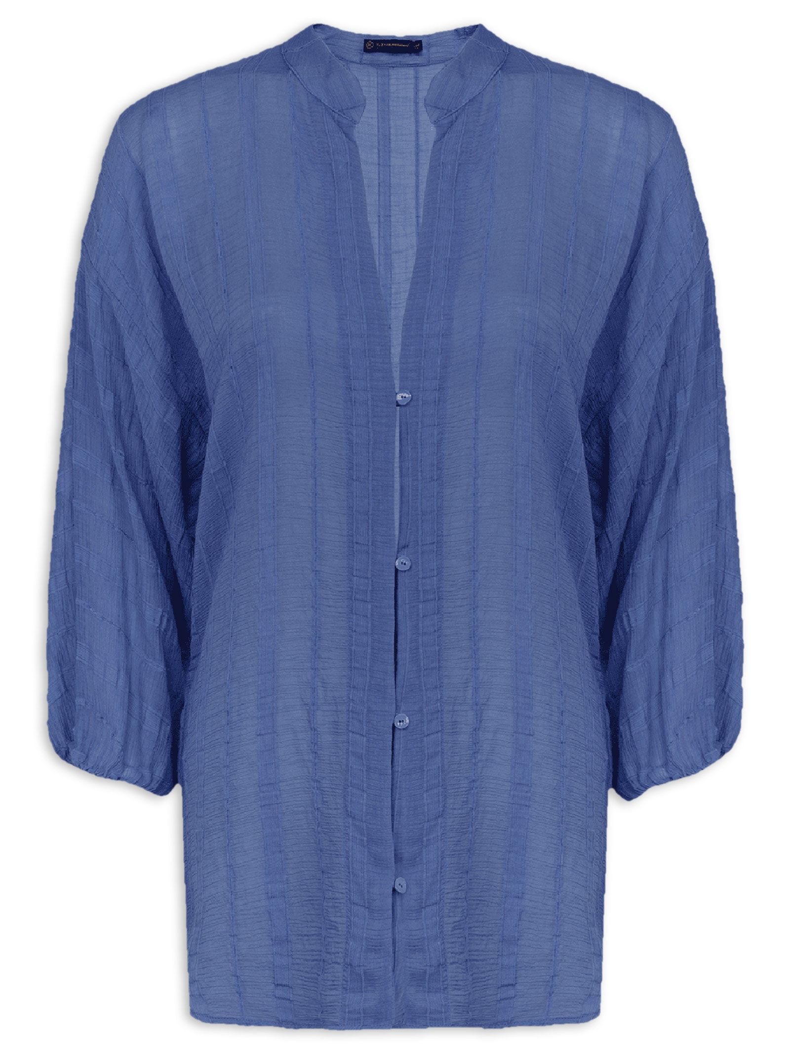 Camisa Feminina Yana Azul Vix