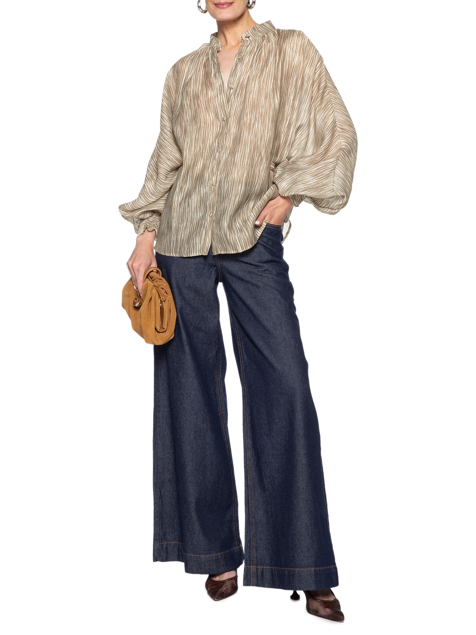 Camisa Feminina Yanna Bege Le Lis