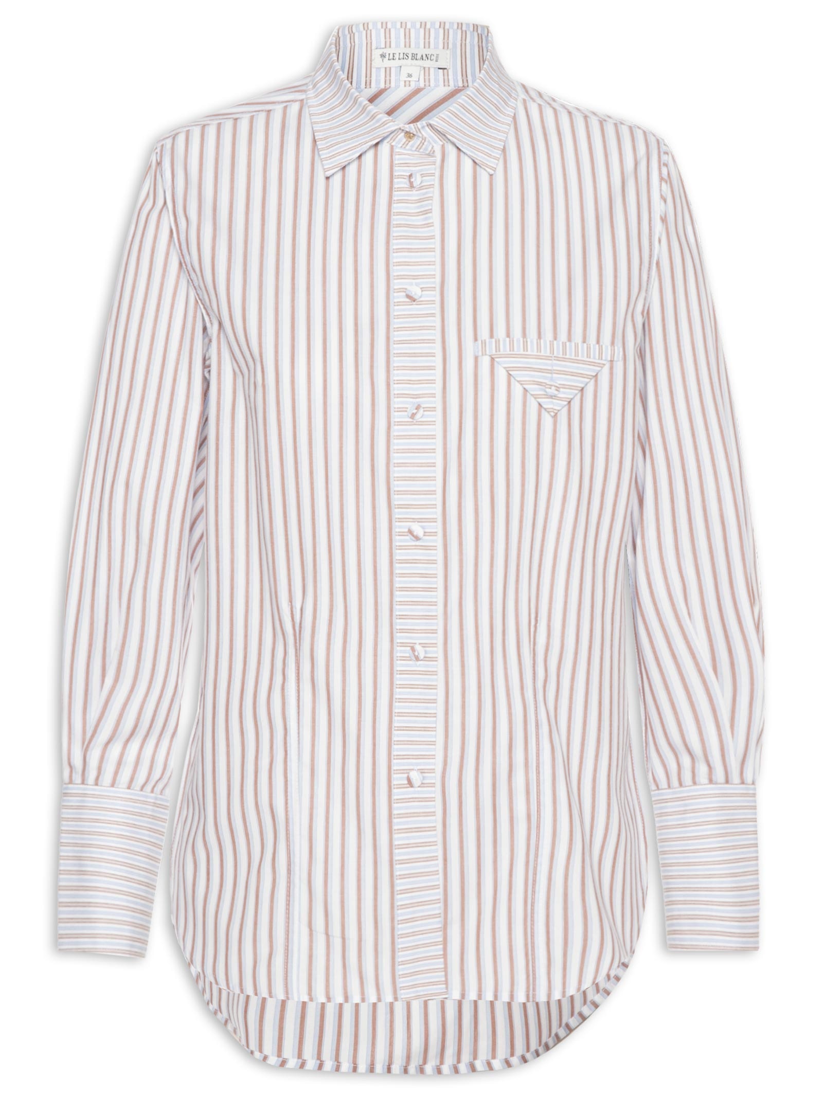 Camisa Feminina Zelia Azul Le Lis