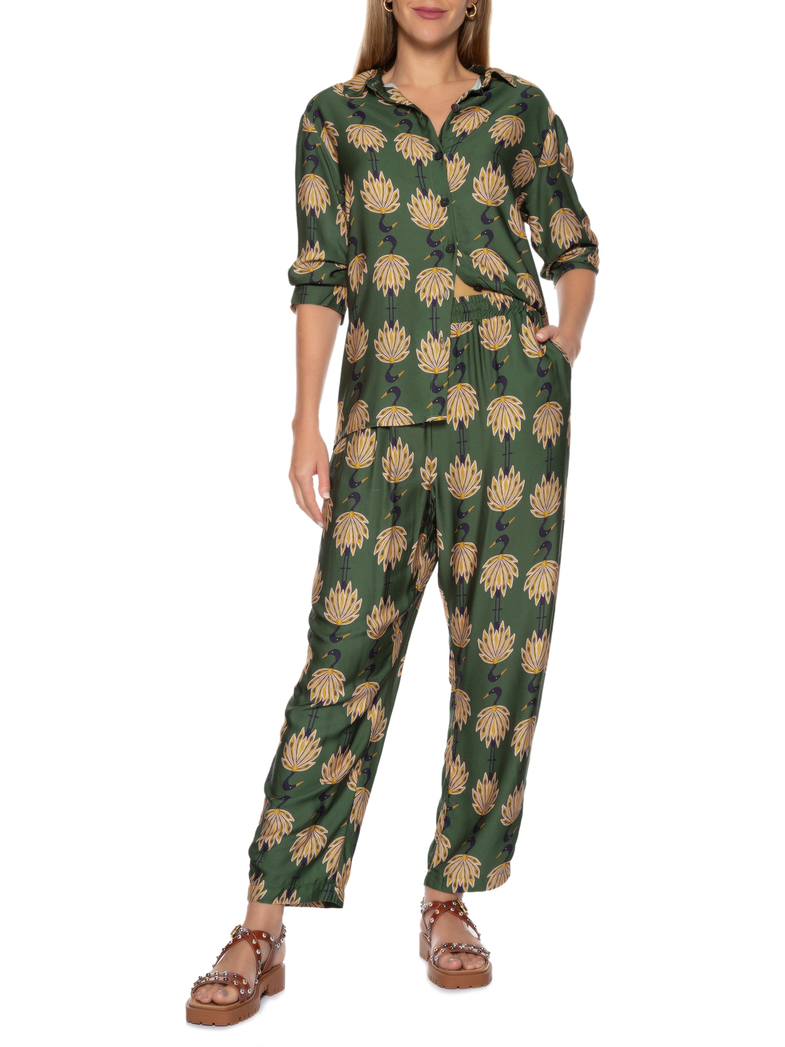 Camisa Feminina Zili - Verde - Farm