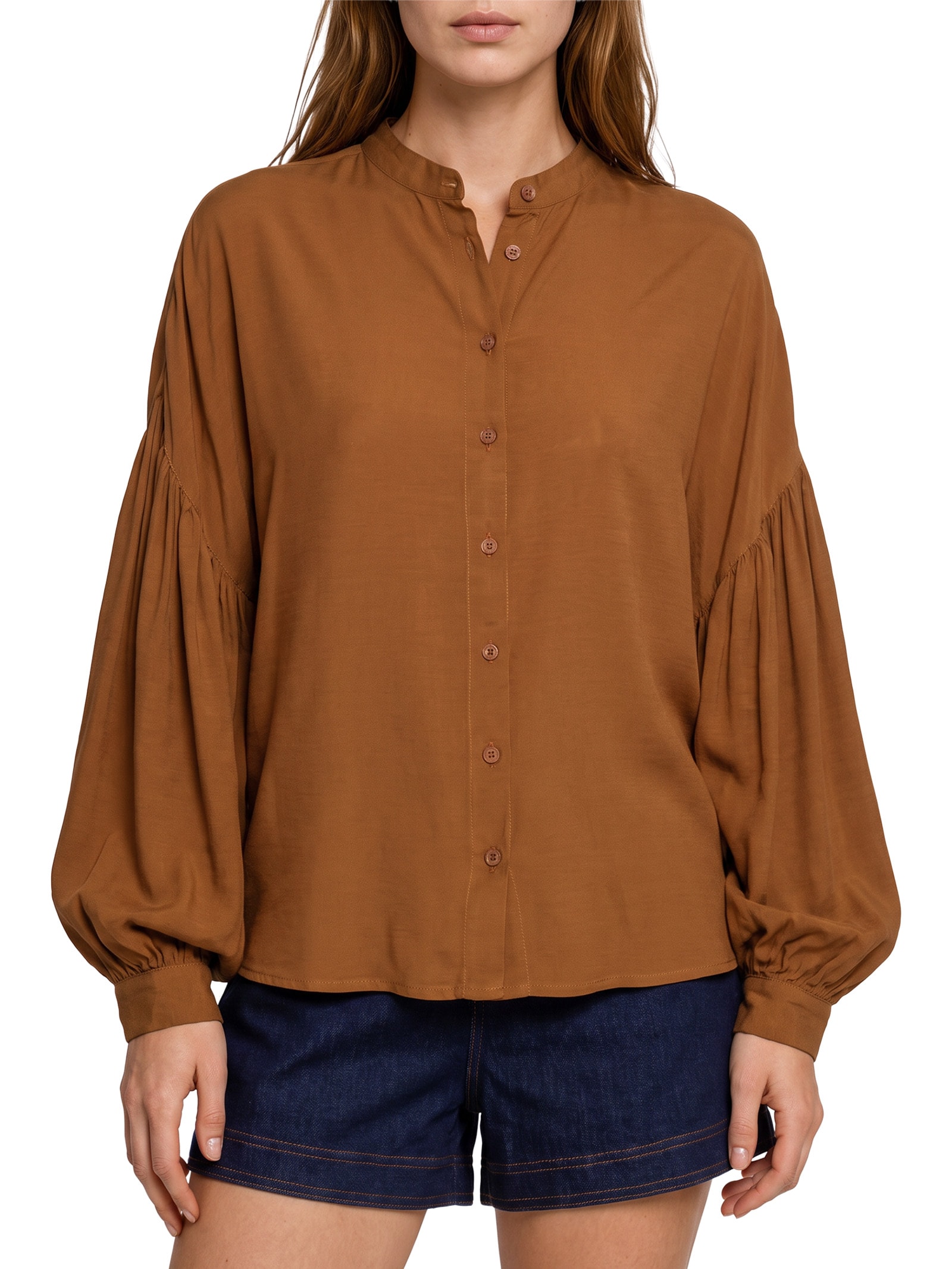 Camisa Feminina – Marrom Colcci