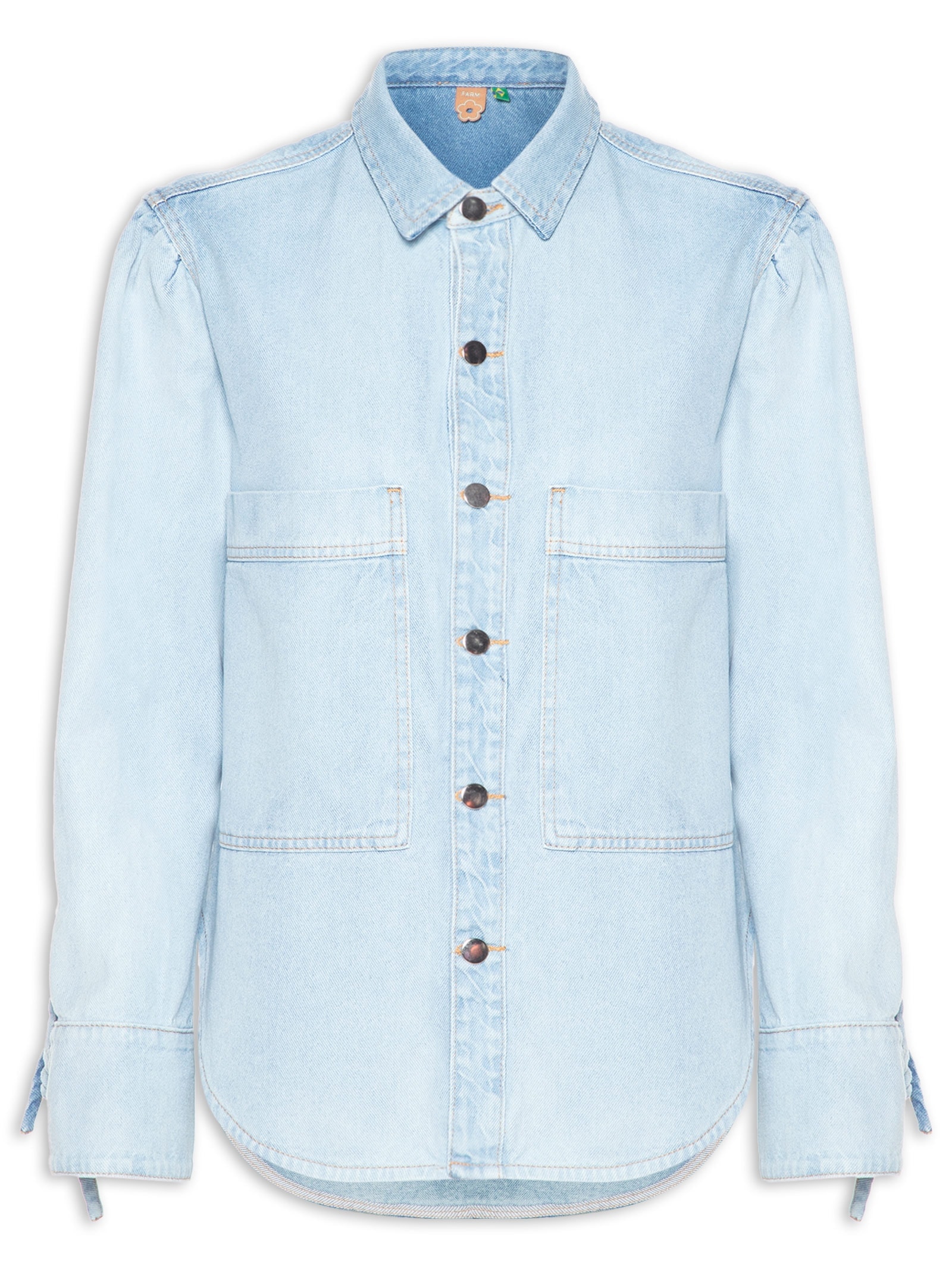 Camisa Jeans Azul Farm