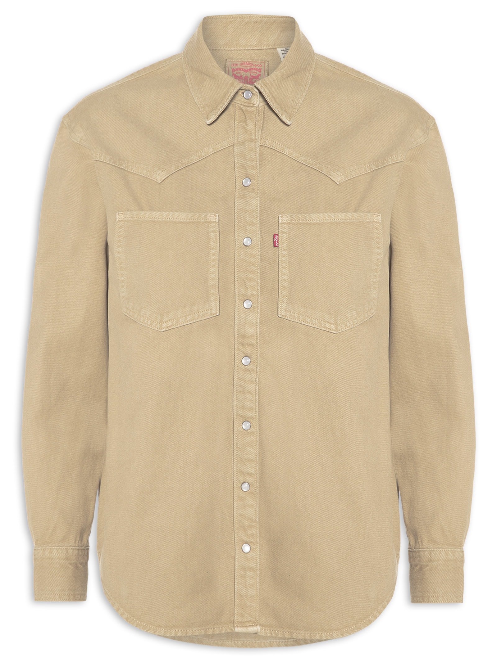 Camisa Jeans Feminina Teodora Western Marrom Levi's